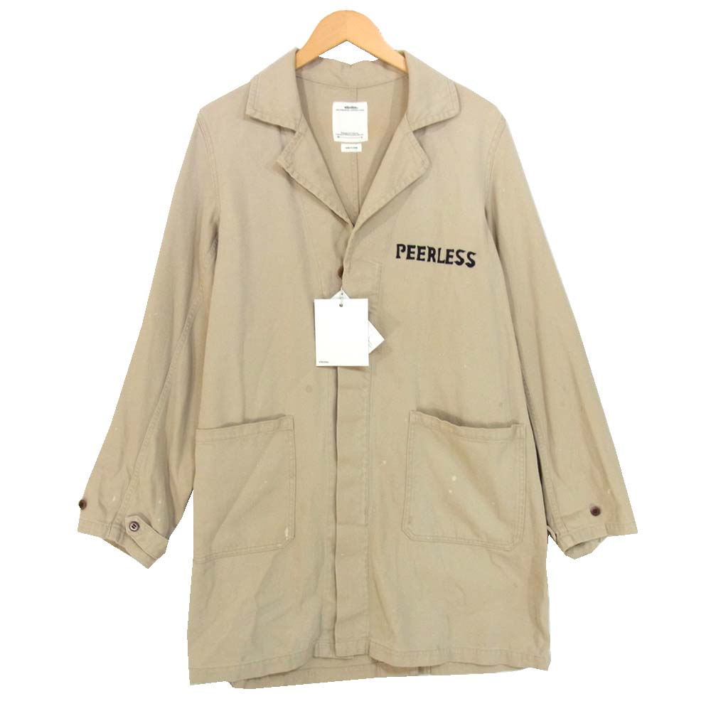 VISVIM ビズビム 0118205013014 PEERLESS SHOP COAT ショップ コート ベージュ系 1【中古】