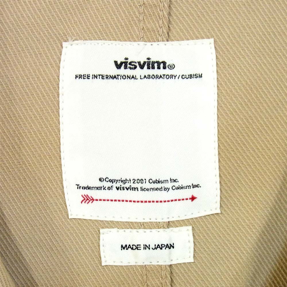 VISVIM ビズビム 0118205013014 PEERLESS SHOP COAT ショップ コート ベージュ系 1【中古】