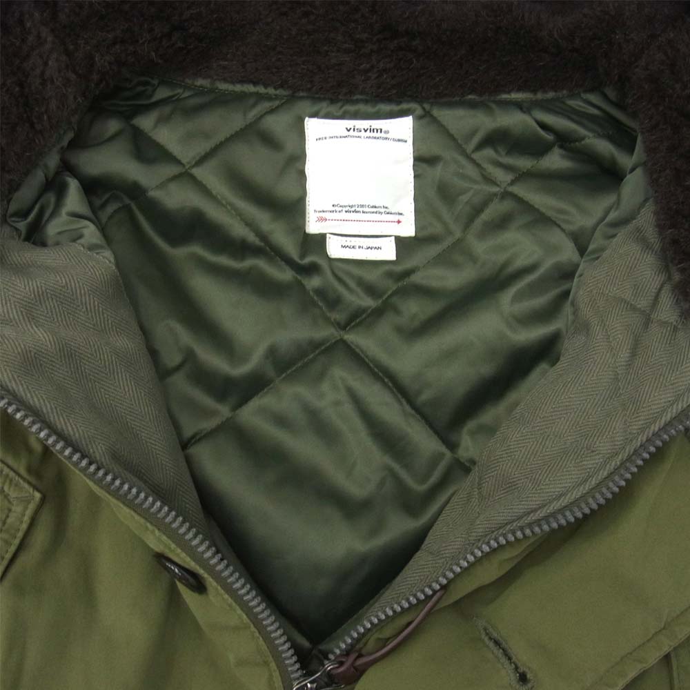 VISVIM ビズビム 19AW 0119205013008 WRIGHT FIELD PARKA ライト フィールド パーカー カーキ系 １【中古】