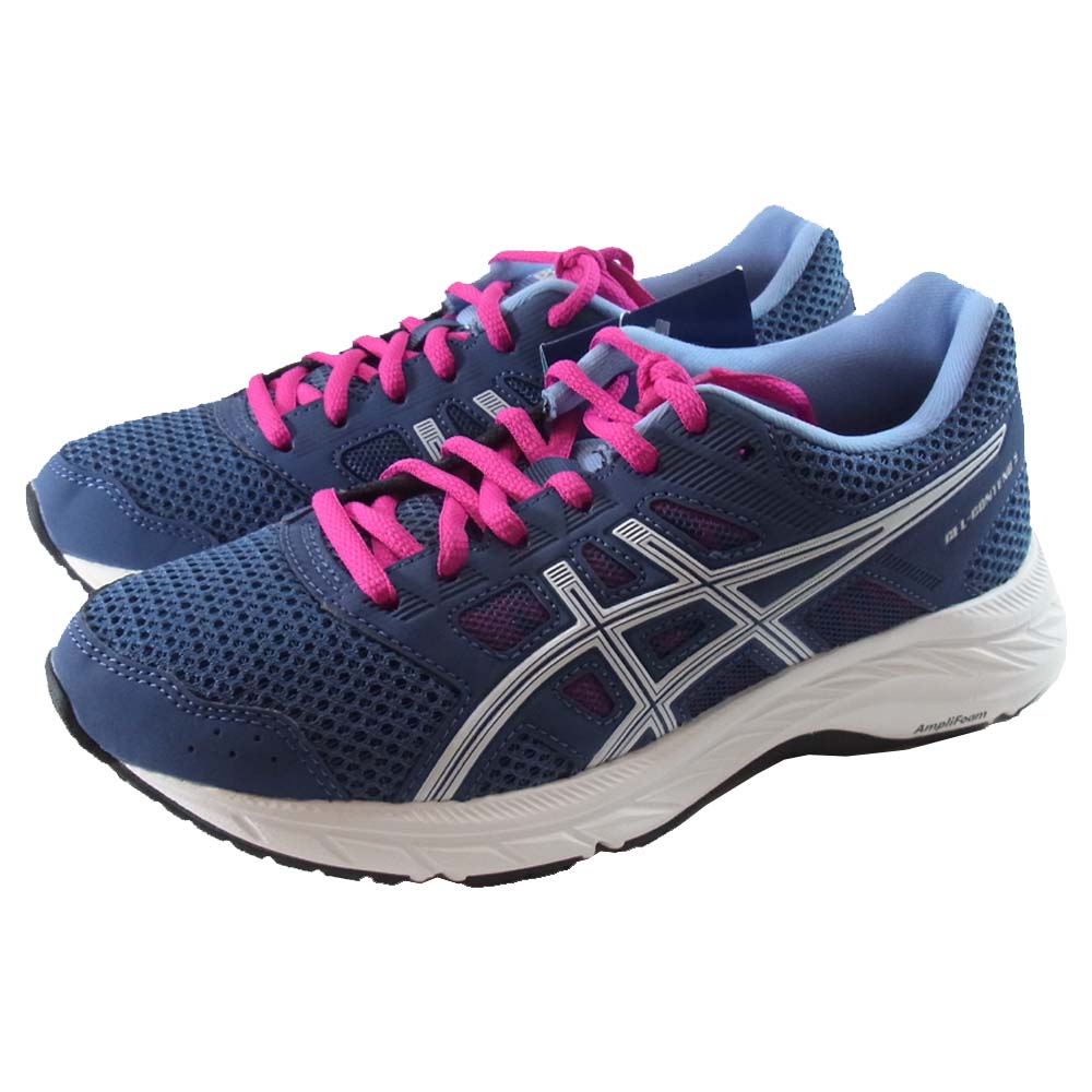 asics アシックス 1012A234-401 GEL-CONTEND 5 ネイビー系 22.5㎝【新古品】【未使用】【中古】