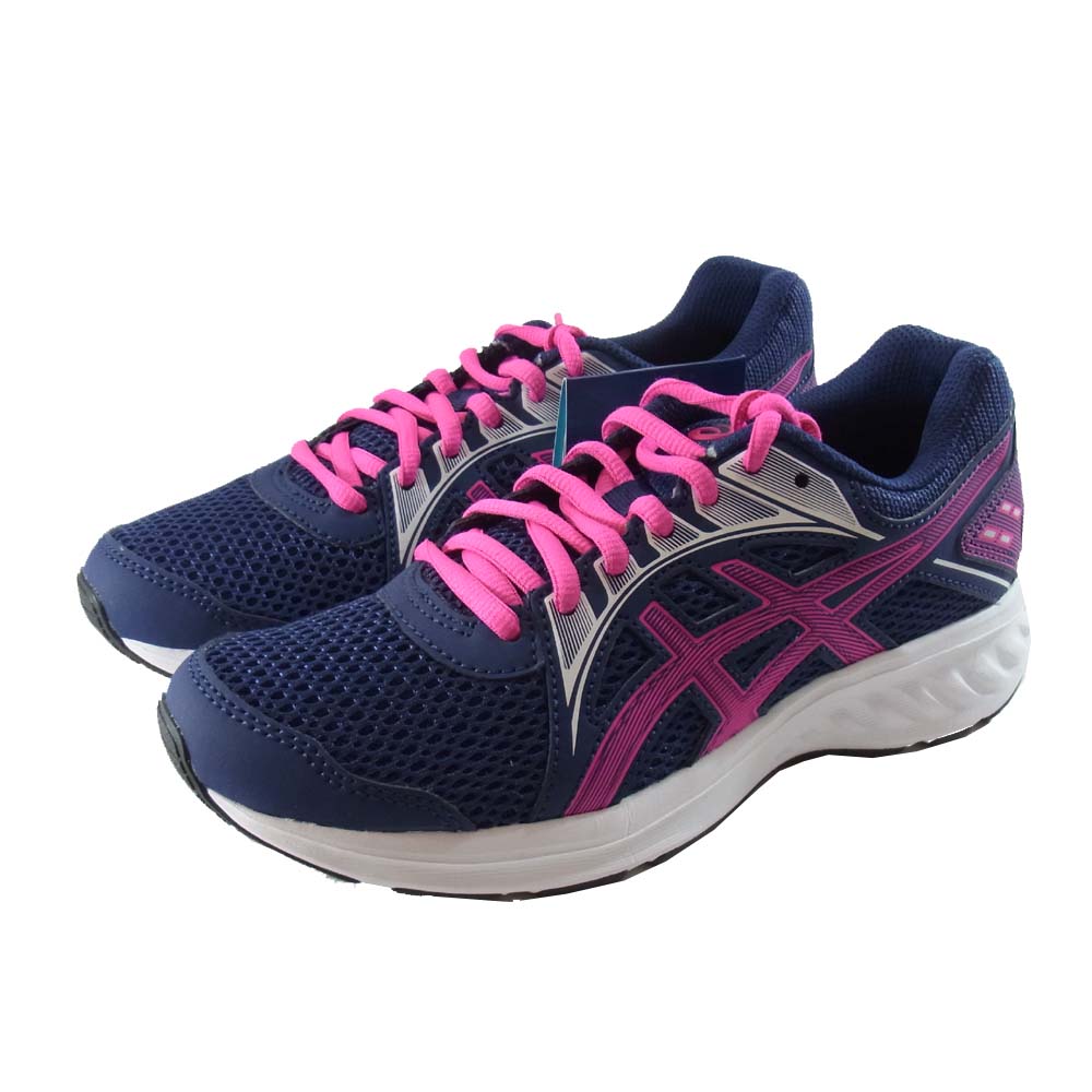 asics アシックス 1012A151-402 JOLT 2 ネイビー系 22.5㎝【新古品】【未使用】【中古】