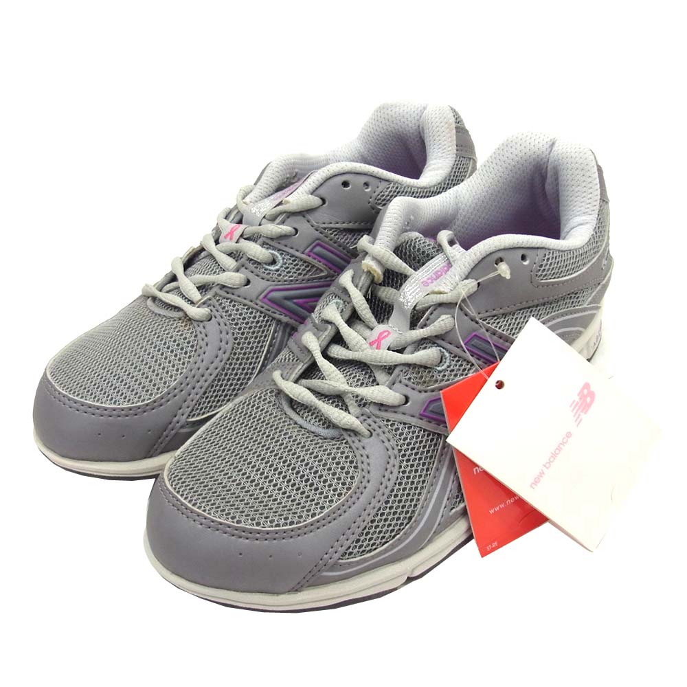 NEW BALANCE ニューバランス WW650GY ウォーキング シューズ グレー系 パープル系 22【新古品】【未使用】【中古】