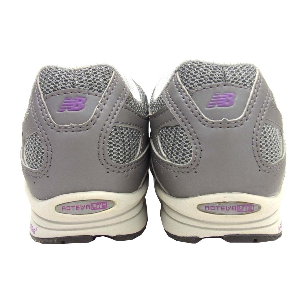 NEW BALANCE ニューバランス WW650GY ウォーキング シューズ グレー系 パープル系 22【新古品】【未使用】【中古】