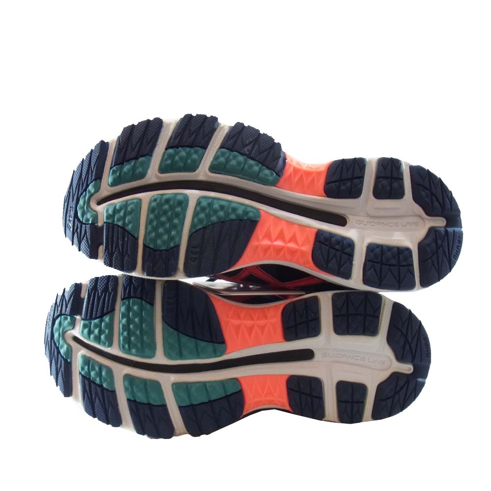 asics アシックス TJG512 LADY GEL-NIMBUS 18-wide ネイビー系 22.5㎝【新古品】【未使用】【中古】