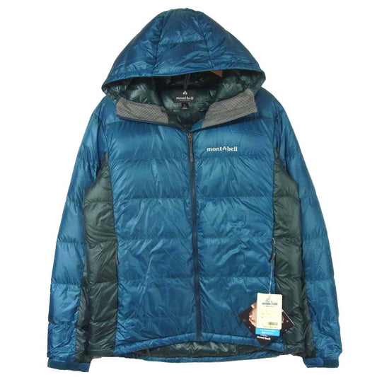 mont-bell モンベル 1101407 Alpine Down Parka アルパイン ダウン ジャケット パーカー  ブルー系 L【新古品】【未使用】【中古】