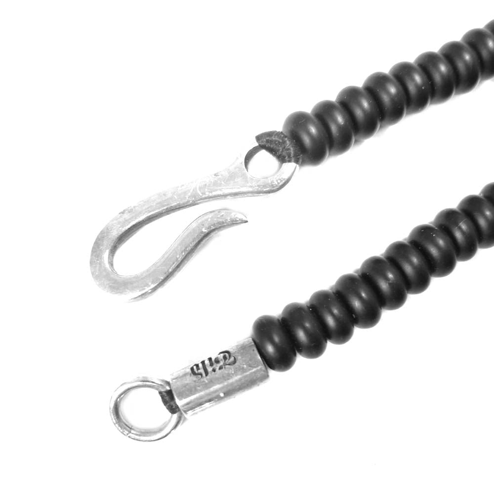 イサムカタヤマバックラッシュ 454-01 オニキス シルバー ネックレス ブラック系【中古】