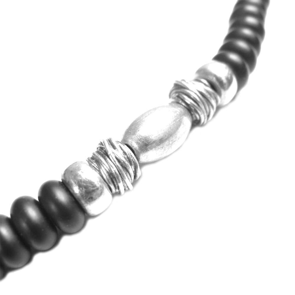 イサムカタヤマバックラッシュ 454-01 オニキス シルバー ネックレス ブラック系【中古】