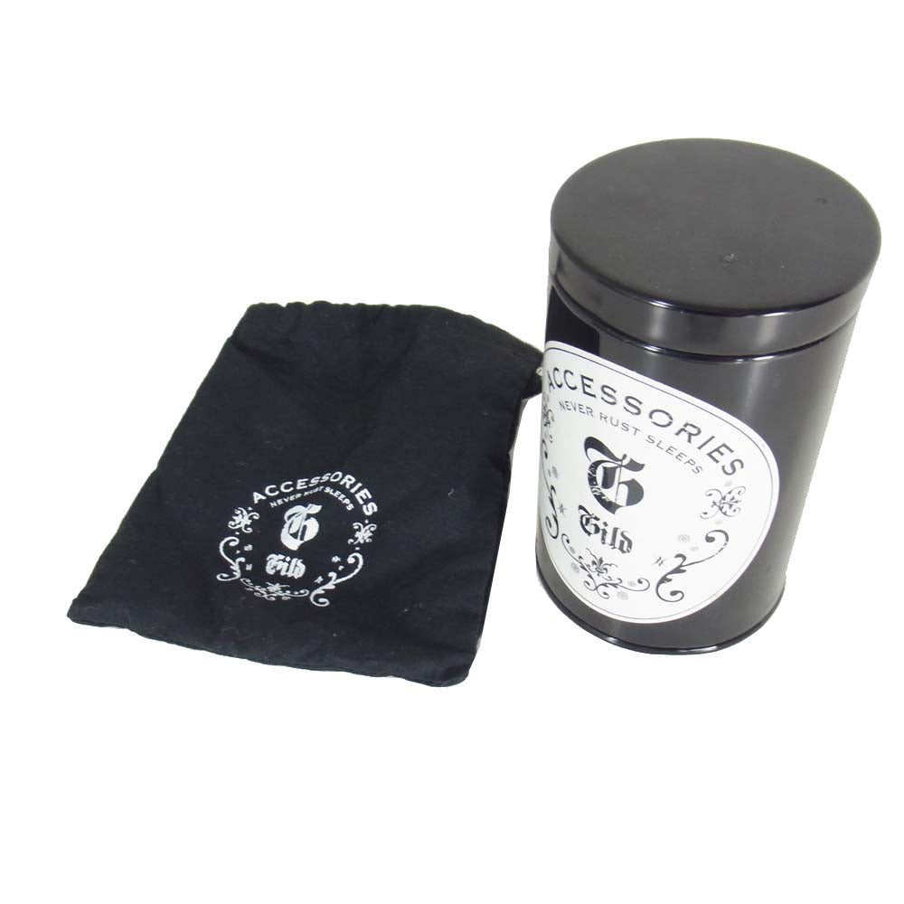 イサムカタヤマバックラッシュ 454-01 オニキス シルバー ネックレス ブラック系【中古】