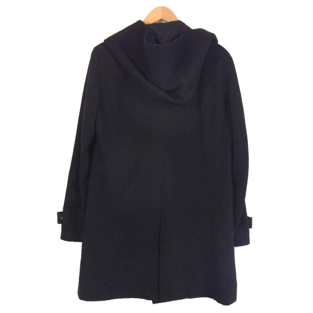 イサムカタヤマバックラッシュ 16AW 1615-06R Wool Hood Coat ウール フード コート ブラック系 M【美品】【中古】