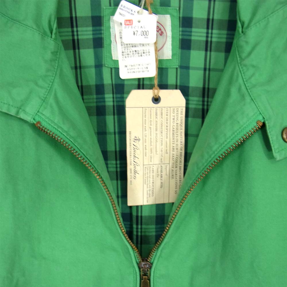 ブルックスブラザーズ 7.40 OZ twill グリーン系 M【新古品】【未使用】【中古】