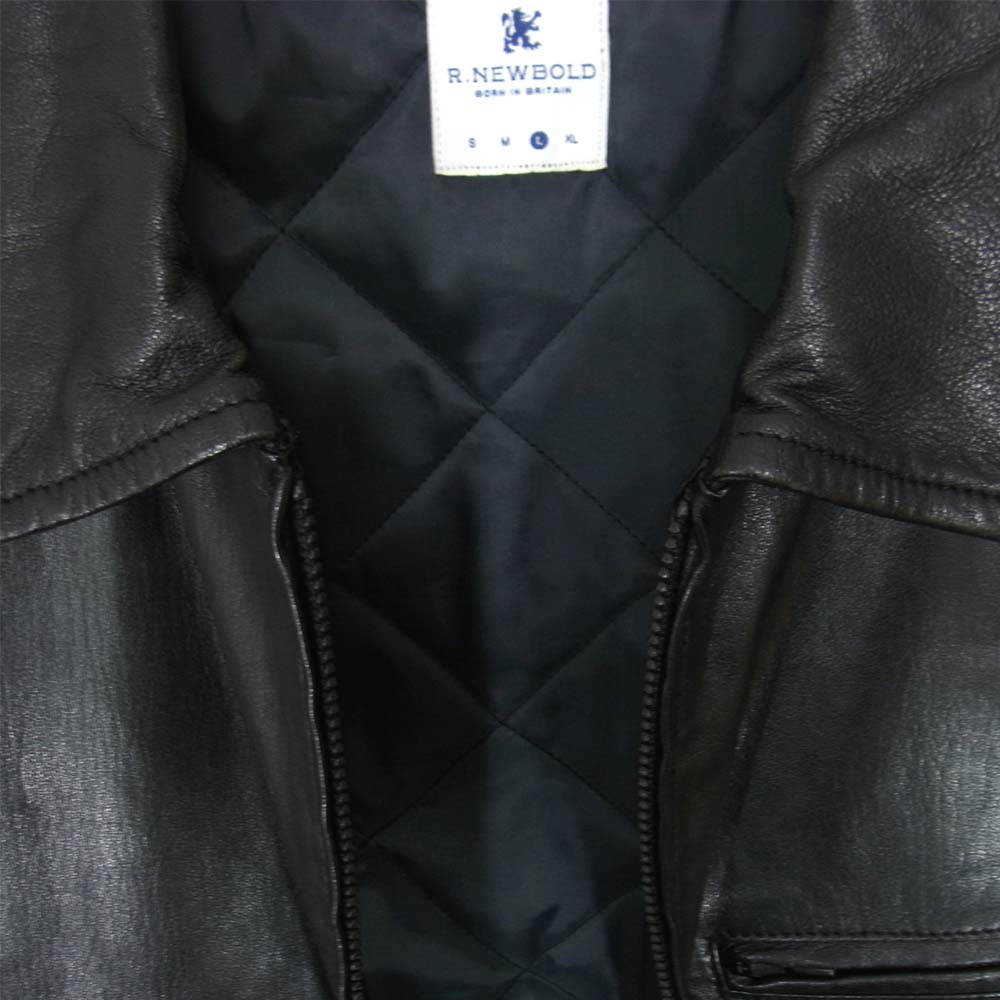 Rニューボールド レザージャケット黒 RN-BJ-88303 ブラック系 L【中古】