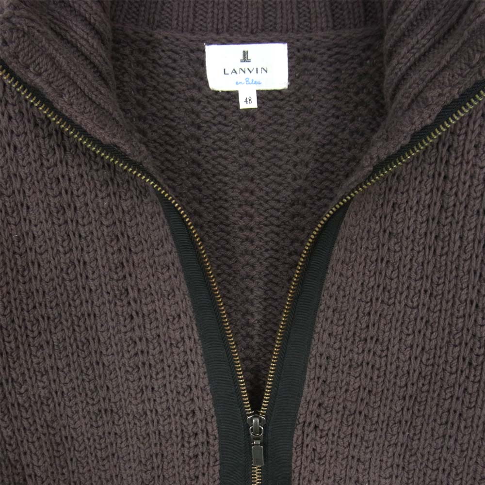 ランバン ブラウン系 48【美品】【中古】