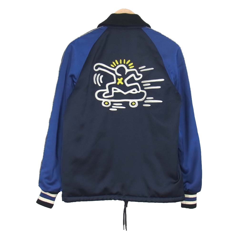 COACH コーチ 228991JDC1 Keith Haring キースヘリング KH SOUVENIR COACH JK スーベニア コーチジャケット ネイビー系 XS【新古品】【未使用】【中古】
