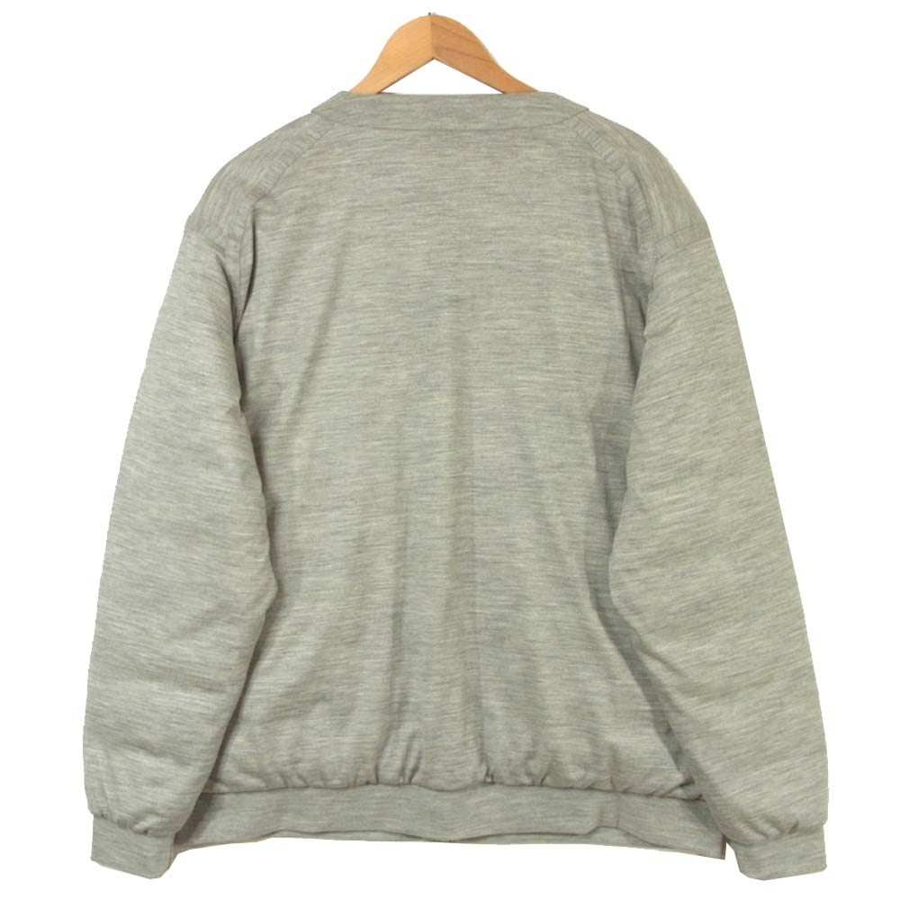 nanamica ナナミカ SUAF952 光電子 DOWN CARDIGAN ダウン カーデ カーディガン 中国製 グレー系 L【新古品】【未使用】【中古】