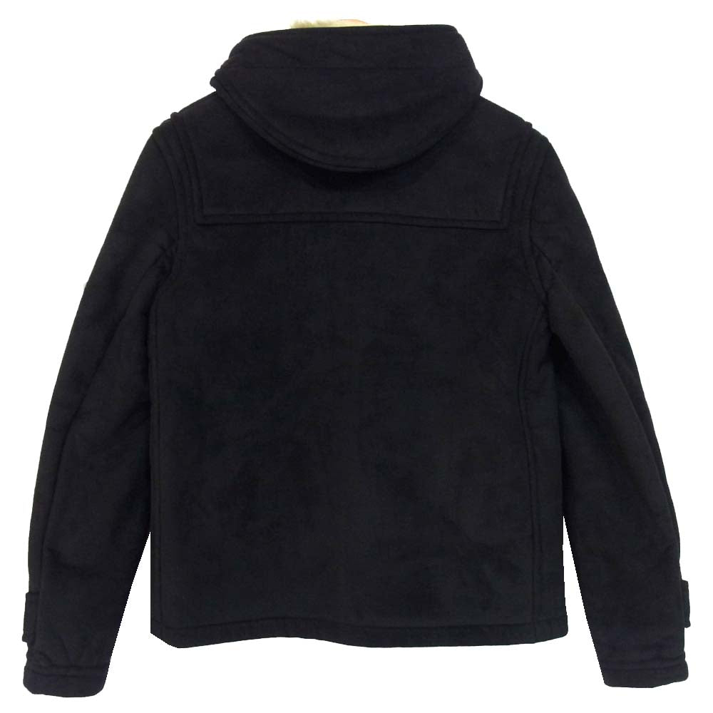 Gloverall グローバーオール イングランド製 フェイクスエード 裏ボア ダッフルコート ブラック系 M【中古】
