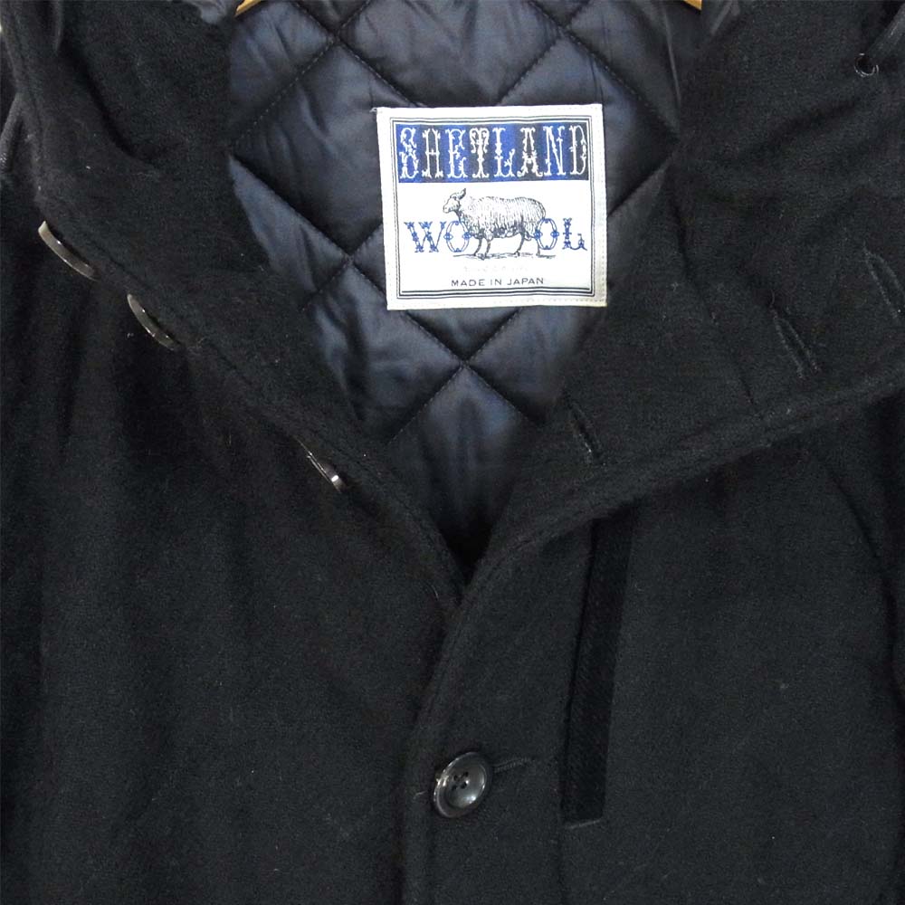 TOMORROWLAND トゥモローランド SHETLAND WOOL シェットランドウール Thermore キルティング ジャケット ブラック系 M【中古】