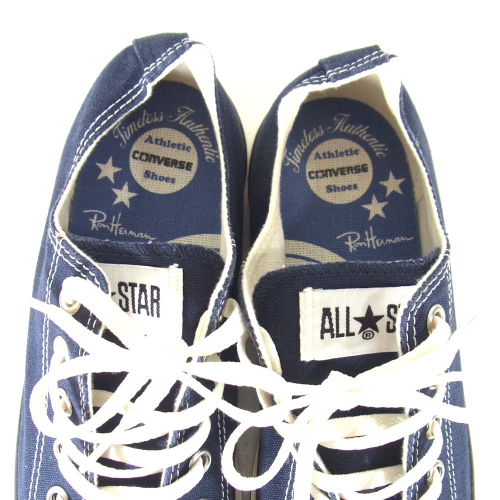 Ron Herman ロンハーマン × CONVERSE コンバース 1CJ592 オールスター スニーカー ネイビー系 25.5cm【新古品】【未使用】【中古】