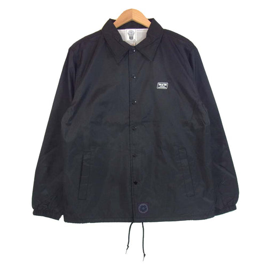 エムアンドエムカスタムパフォーマンス PRINT WINDBREAKER プリント ウィンドブレーカー コーチジャケット ブラック系 M【新古品】【未使用】【中古】