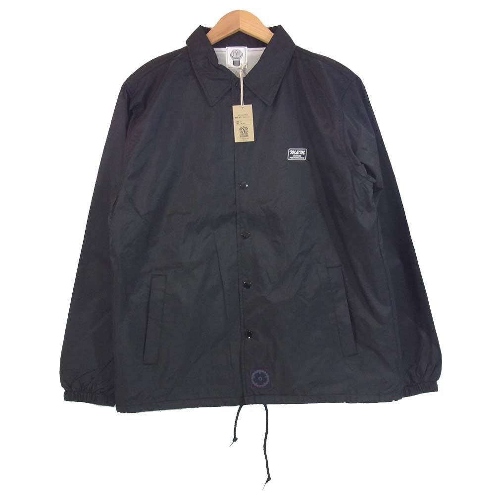 エムアンドエムカスタムパフォーマンス PRINT WINDBREAKER プリント ウィンドブレーカー コーチジャケット ブラック系 M【新古品】【未使用】【中古】