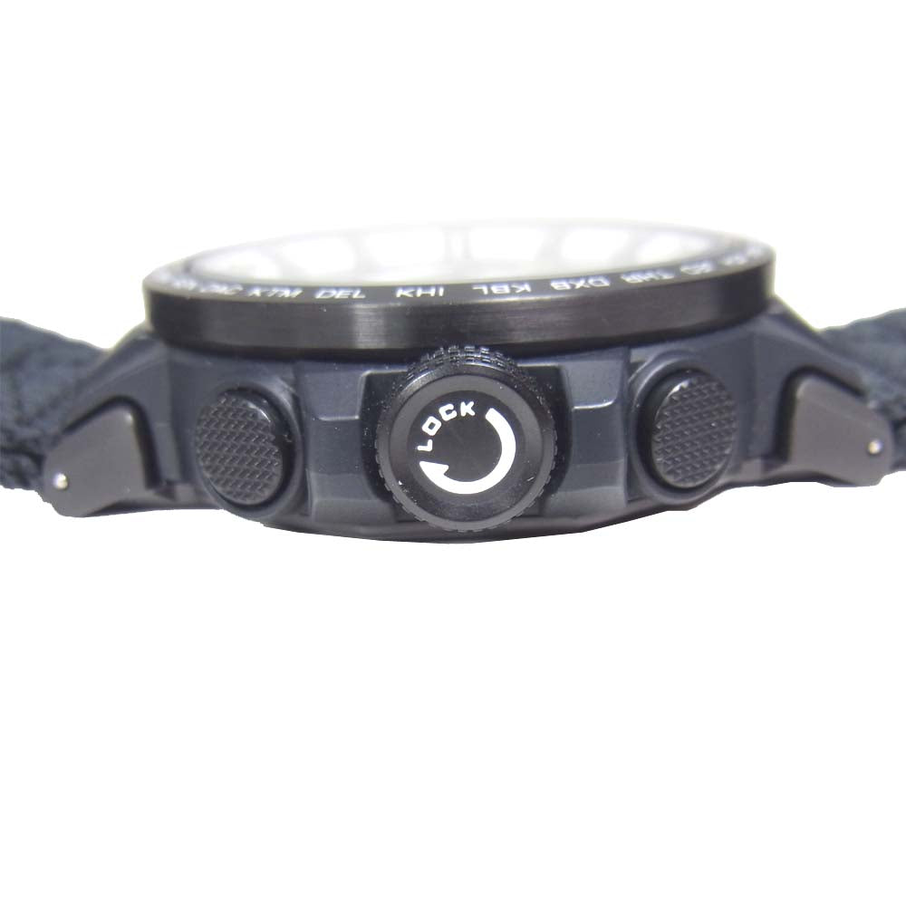CASIO ＰＲＯTREK カシオ プロトレック PRW-60YBM クライマーライン ソーラー 電波時計 リストウォッチ ブラック系【中古】