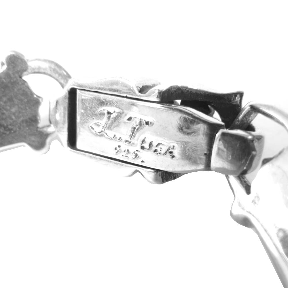 LEATHERS AND TREASURES レザーズアンドトレジャーズ ケルティック ヴァイン ブレスレット w オニキス ブラック系【中古】