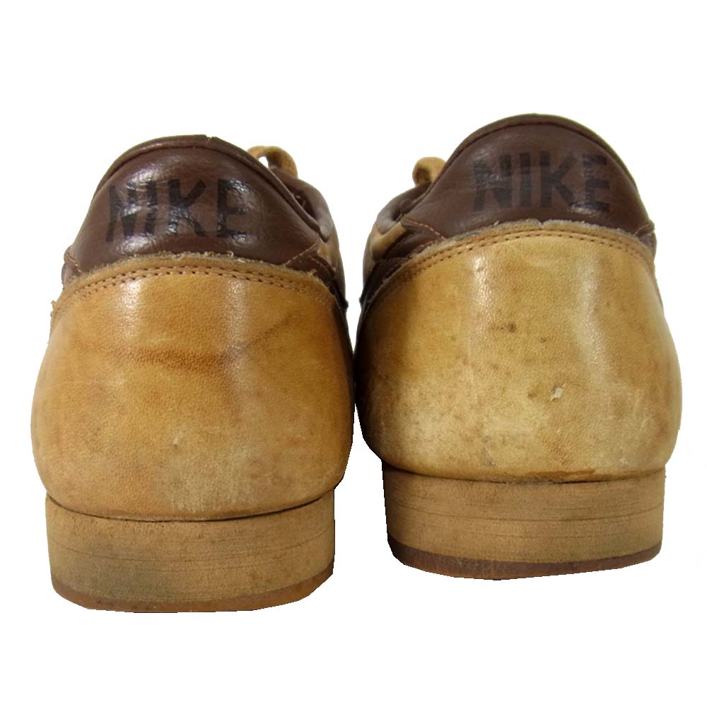 NIKE ナイキ 観賞用 USA製 70s～80s LE VILLAGE ルヴィラージュ レザー コルテッツ ブラウン系 約27cm【中古】