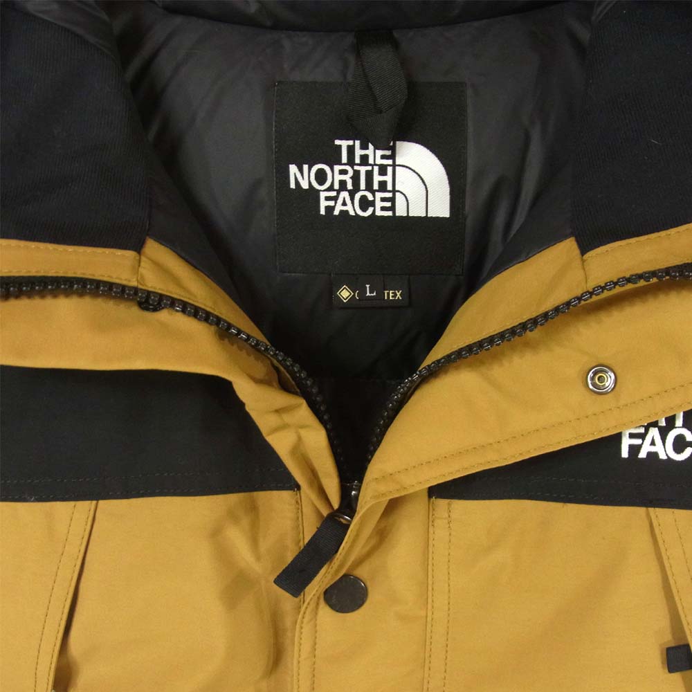 THE NORTH FACE ノースフェイス ND91930 MOUNTAIN DOWN JACKET マウンテン ダウンジャケット BK ブリティッシュカーキ L【美品】【中古】