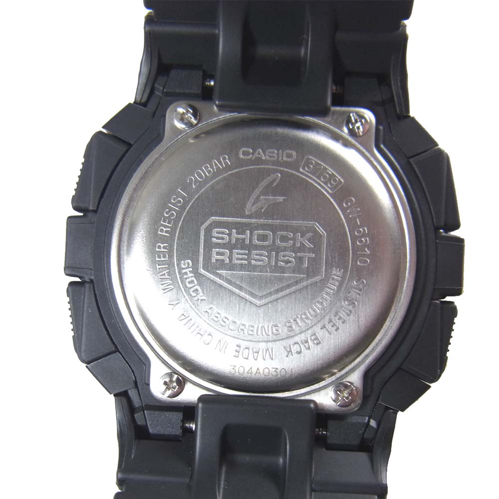 G-SHOCK ジーショック GW-5510-1BJF ソーラー デジタル 腕時計 ブラック系【美品】【中古】