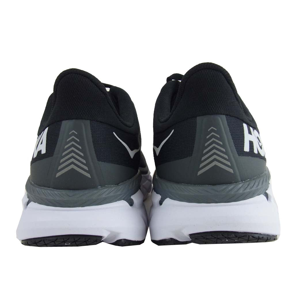 HOKA ONE ONE ホカ オネオネ 1110534 CLIFTON 7 WIDE クリフトン ワイド ブラック系 ホワイト系 27.5cm【極上美品】【中古】