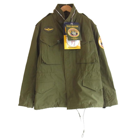 The REAL McCOY'S ザリアルマッコイズ TMJ1701 TAXI DRIVER タクシードライバー M-65 ジャケット カーキ系 S【美品】【中古】