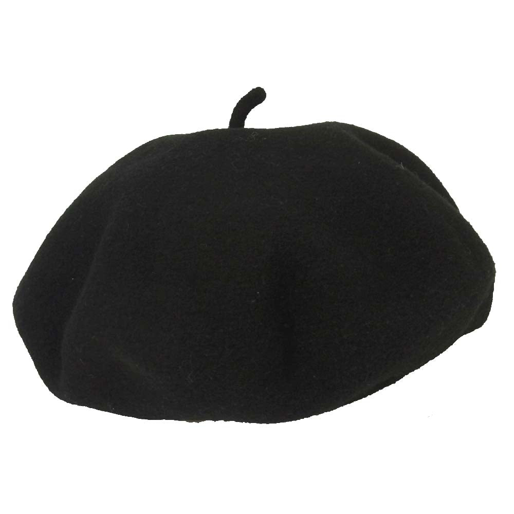 HYSTERIC GLAMOUR ヒステリックグラマー 01193QH02 Le Beret Francais LOGO 刺繍 ベレー ブラック系【中古】