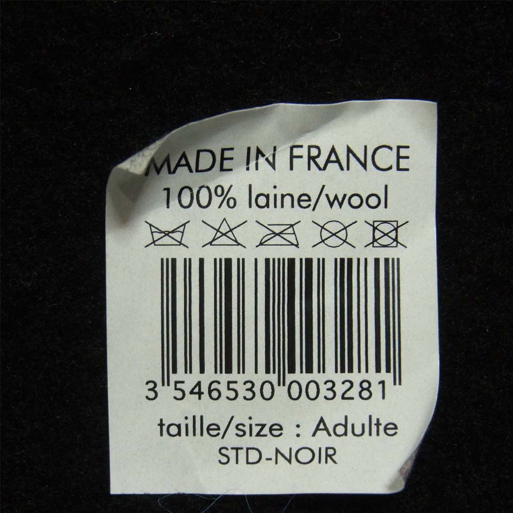 HYSTERIC GLAMOUR ヒステリックグラマー 01193QH02 Le Beret Francais LOGO 刺繍 ベレー ブラック系【中古】