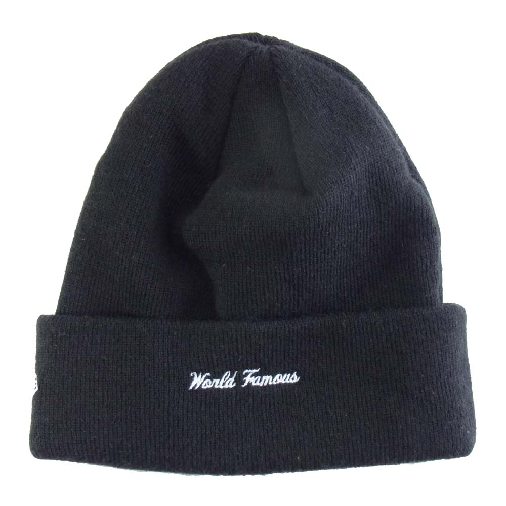 Supreme シュプリーム 19AW xNEW ERA ニューエラ Bandana Box Logo Beanie バンダナ ボックスロゴ ニットキャップ ブラック系【中古】