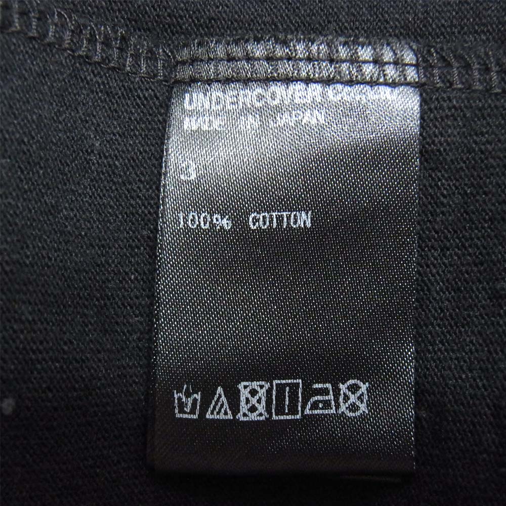 UNDERCOVER アンダーカバー UCW3815 19SS 半袖 Tシャツ ブラック系 3【美品】【中古】