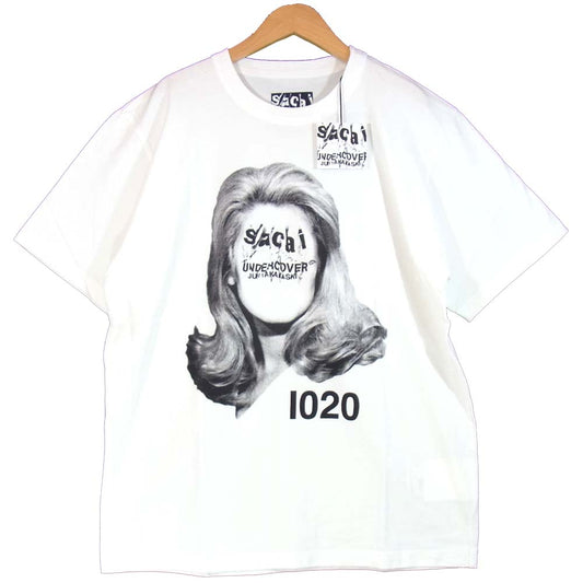 UNDERCOVER アンダーカバー  18SS UCT9818-2 sacai サカイ 半袖 Tシャツ ホワイト系 3【新古品】【未使用】【中古】