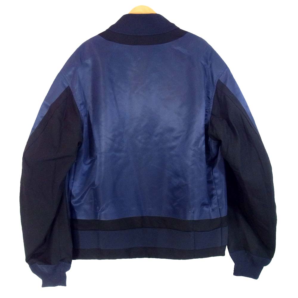 UNDERCOVER アンダーカバー UCY4211 コントラストパネル ボンバー ジャケット ネイビー系 3【新古品】【未使用】【中古】