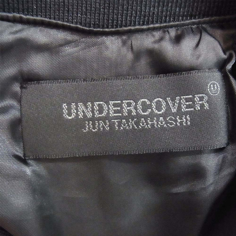 UNDERCOVER アンダーカバー UCY4211 コントラストパネル ボンバー ジャケット ネイビー系 3【新古品】【未使用】【中古】