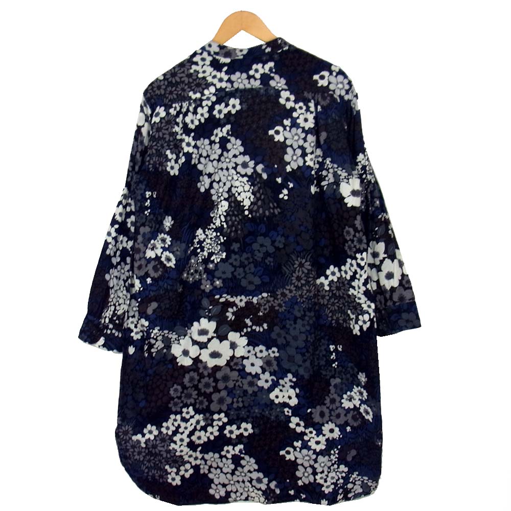 BOHEMIANS ボヘミアンズ 花柄 ボタン ネイビー系 2【中古】