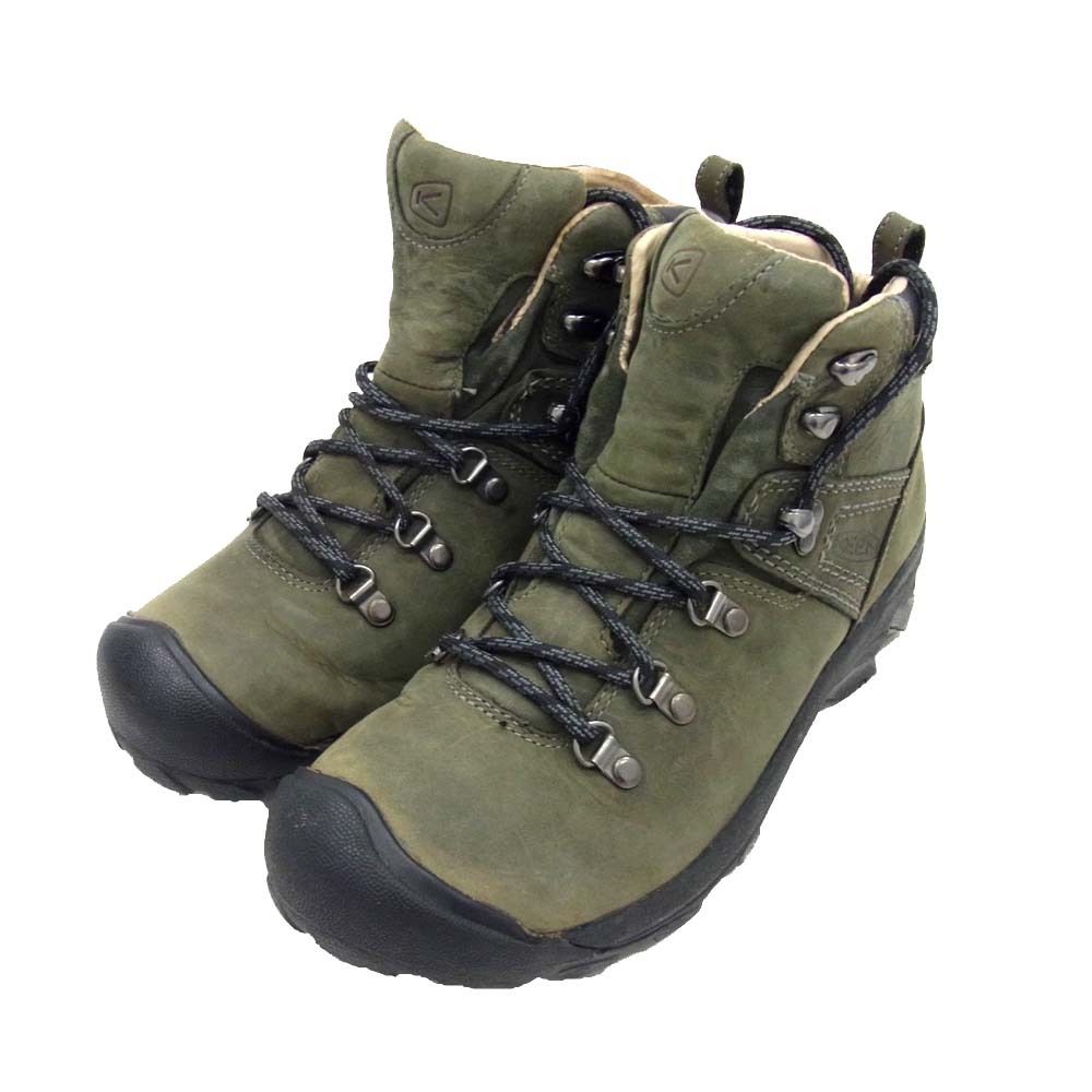 KEEN キーン 1227-dksd PYRENEES ピレニーズ マウンテン カーキ系 グリーン系 26cm【中古】