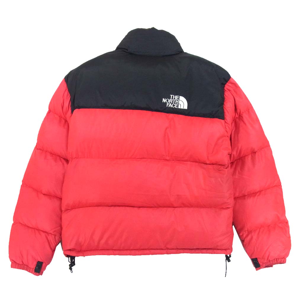 THE NORTH FACE ノースフェイス NF002YO ヌプシ ダウンジャケット レッド×ブラック系 S【中古】