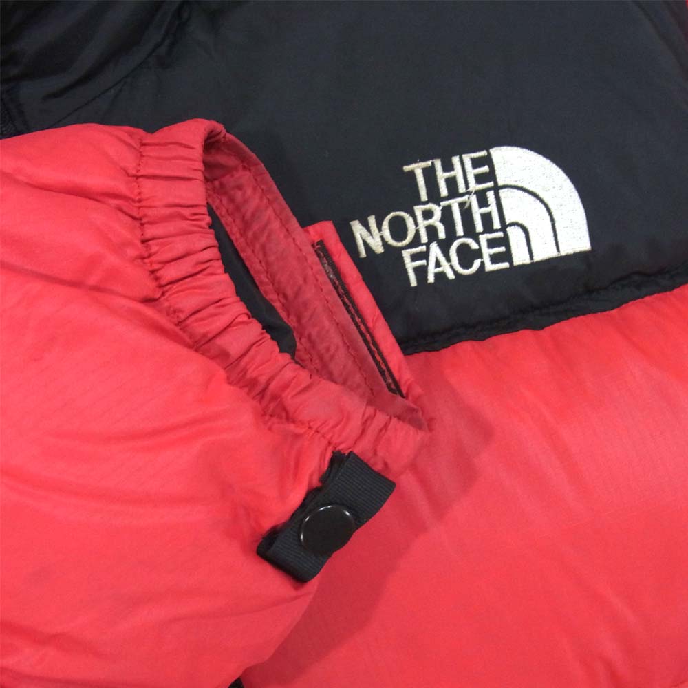 THE NORTH FACE ノースフェイス NF002YO ヌプシ ダウンジャケット レッド×ブラック系 S【中古】