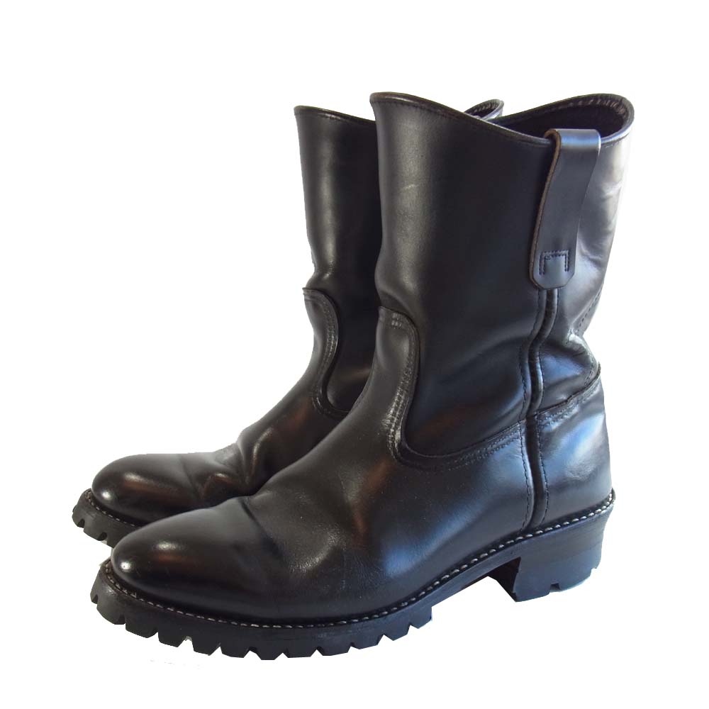 RED WING レッドウィング 8169 縦刺繍羽タグ ペコスブーツ ブラック系 8.5E【中古】
