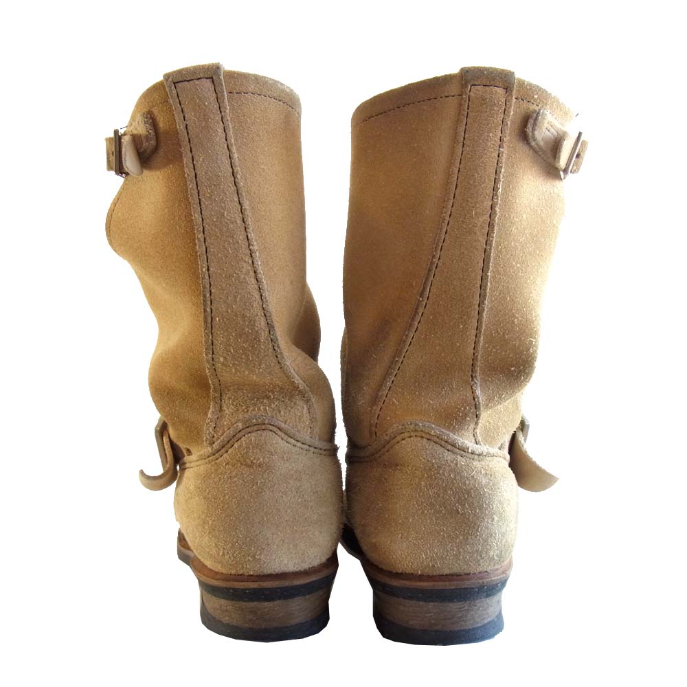 RED WING レッドウィング 8268 PT99 スチールトゥ スエード エンジニアブーツ ベージュ系 USA8.5【中古】