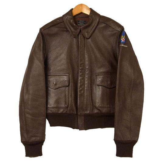 The REAL McCOY'S ザリアルマッコイズ 旧マッコイ ISOLA 30-1415 W535-BC-8824 A-2 フライトジャケット ブラウン系 36【中古】