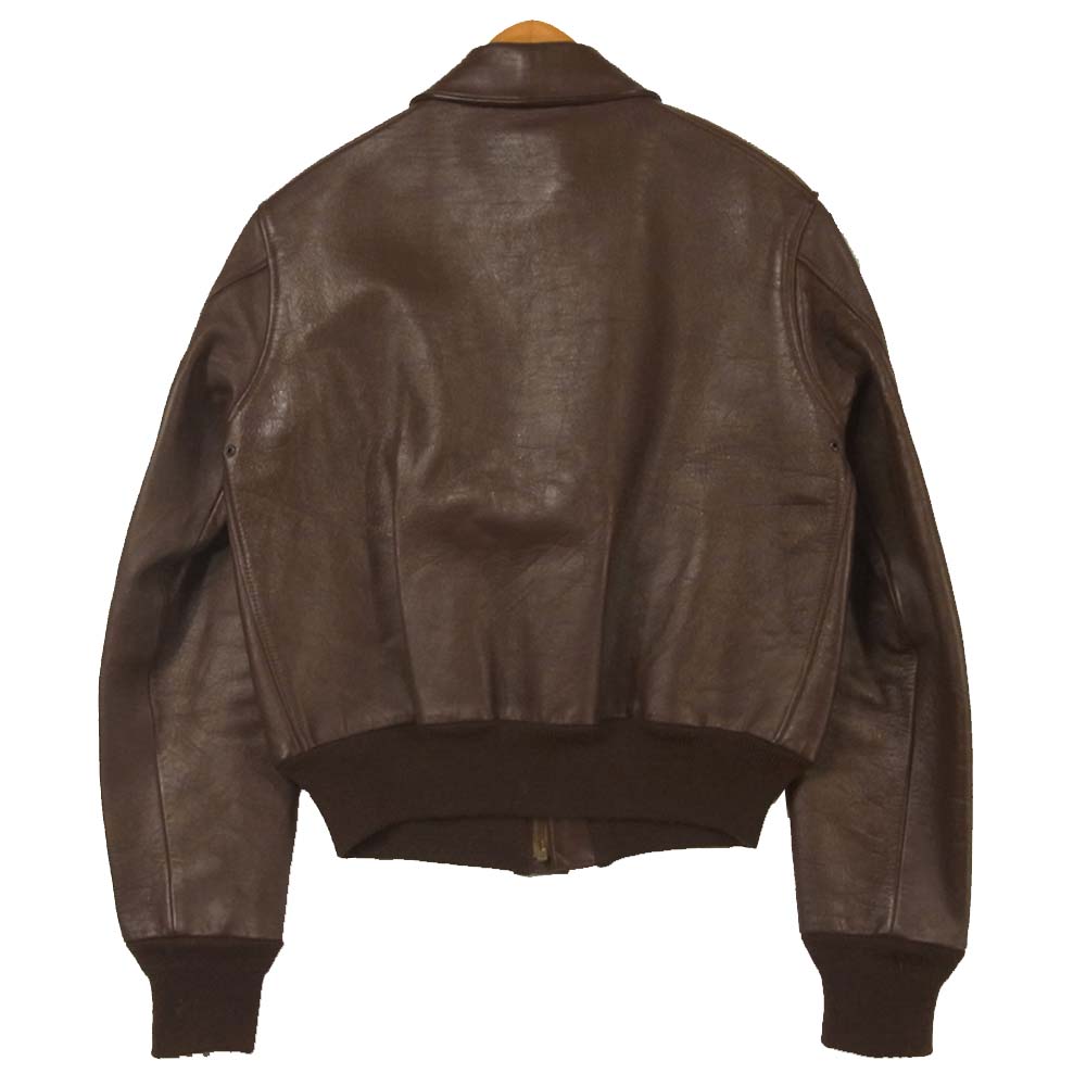The REAL McCOY'S ザリアルマッコイズ 旧マッコイ ISOLA 30-1415 W535-BC-8824 A-2 フライトジャケット ブラウン系 36【中古】