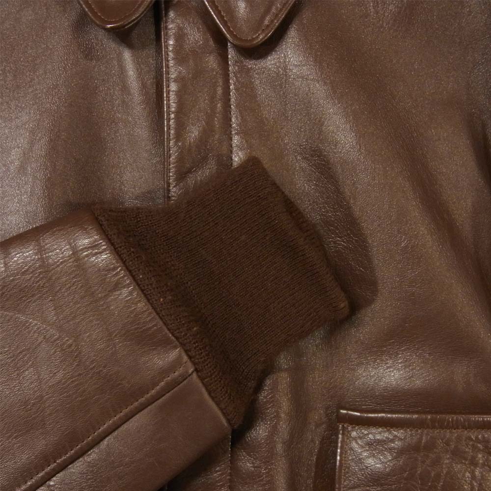 The REAL McCOY'S ザリアルマッコイズ 旧マッコイ ISOLA 30-1415 W535-BC-8824 A-2 フライトジャケット ブラウン系 36【中古】