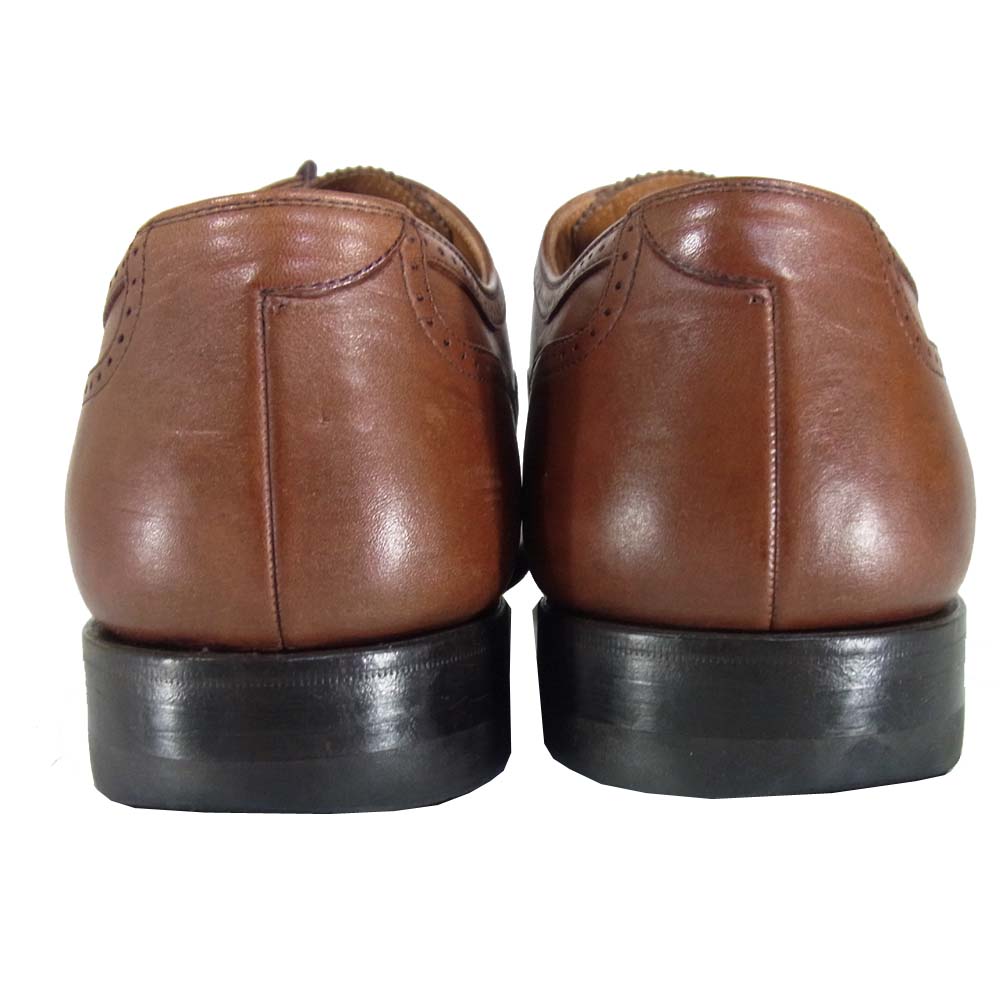 SCOTCH GRAIN スコッチグレイン ウイングチップ メダリオン ブラウン系 25.5cm【中古】