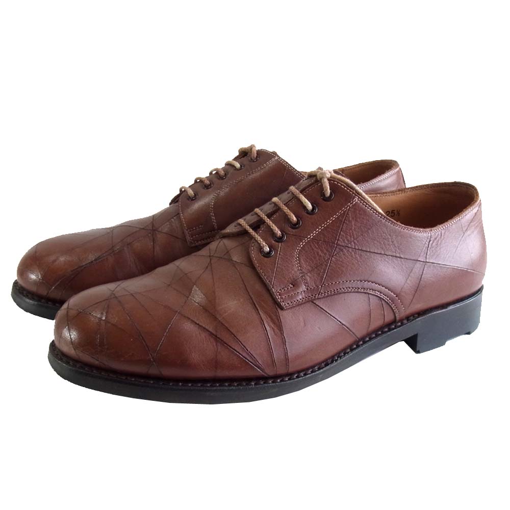 SCOTCH GRAIN スコッチグレイン F-504 マトリックス 外羽 プレーントゥ ブラウン系 25.5【中古】