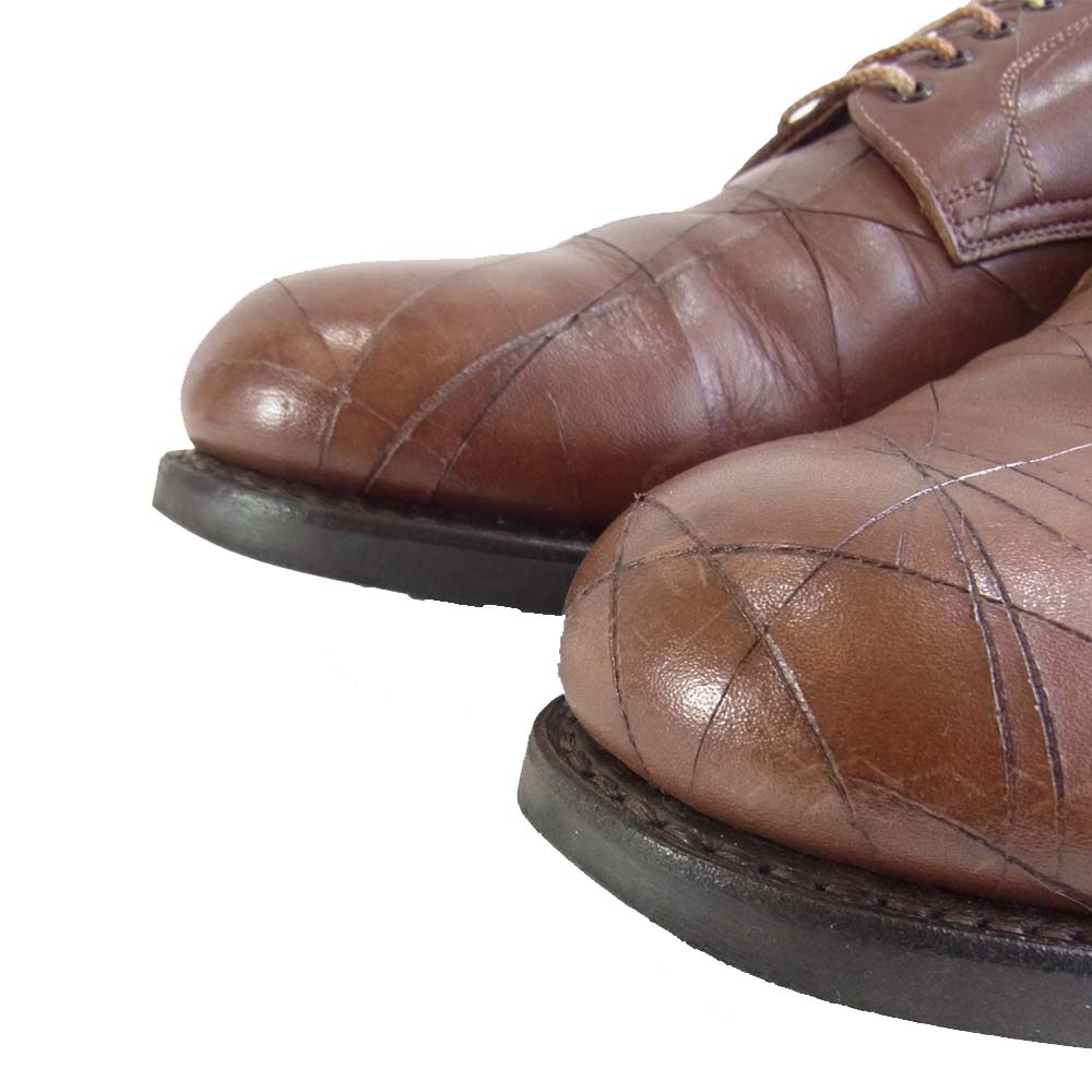 SCOTCH GRAIN スコッチグレイン F-504 マトリックス 外羽 プレーントゥ ブラウン系 25.5【中古】