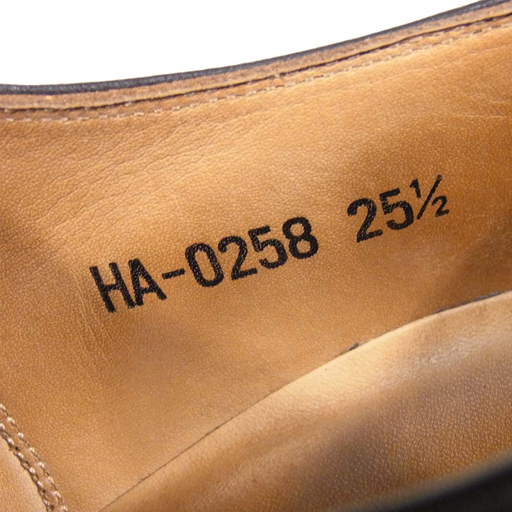 SCOTCH GRAIN スコッチグレイン HA-0258 匠シリーズ パンチドキャップトゥ ダークブラウン系 25.5cm【中古】